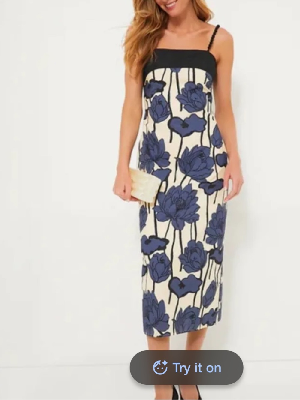 Hyacinth House Floral Cecily Midi Dress